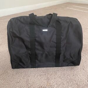 Giorgio Armani Black Duffel Bag